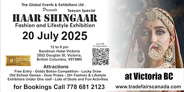 Haar Shingaar - Fashion and Lifestyle exhibition 2025 | Sandman Hotel Victoria