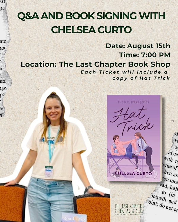 Q&A and Book Signing with Chelsea Curto | The Last Chapter Book Shop