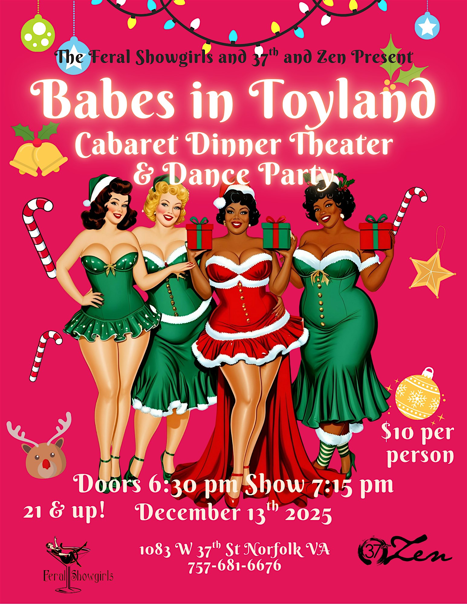 Cabaret Dinner Theater: Babes in Toyland Edition! | 37th and Zen