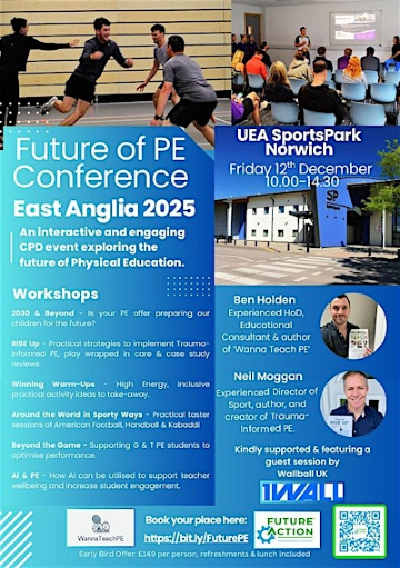 East Anglia Future of PE Conference | Sportspark