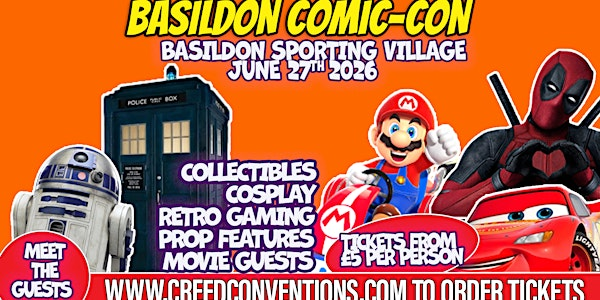 Basildon Comic Con | Basildon Sporting Village