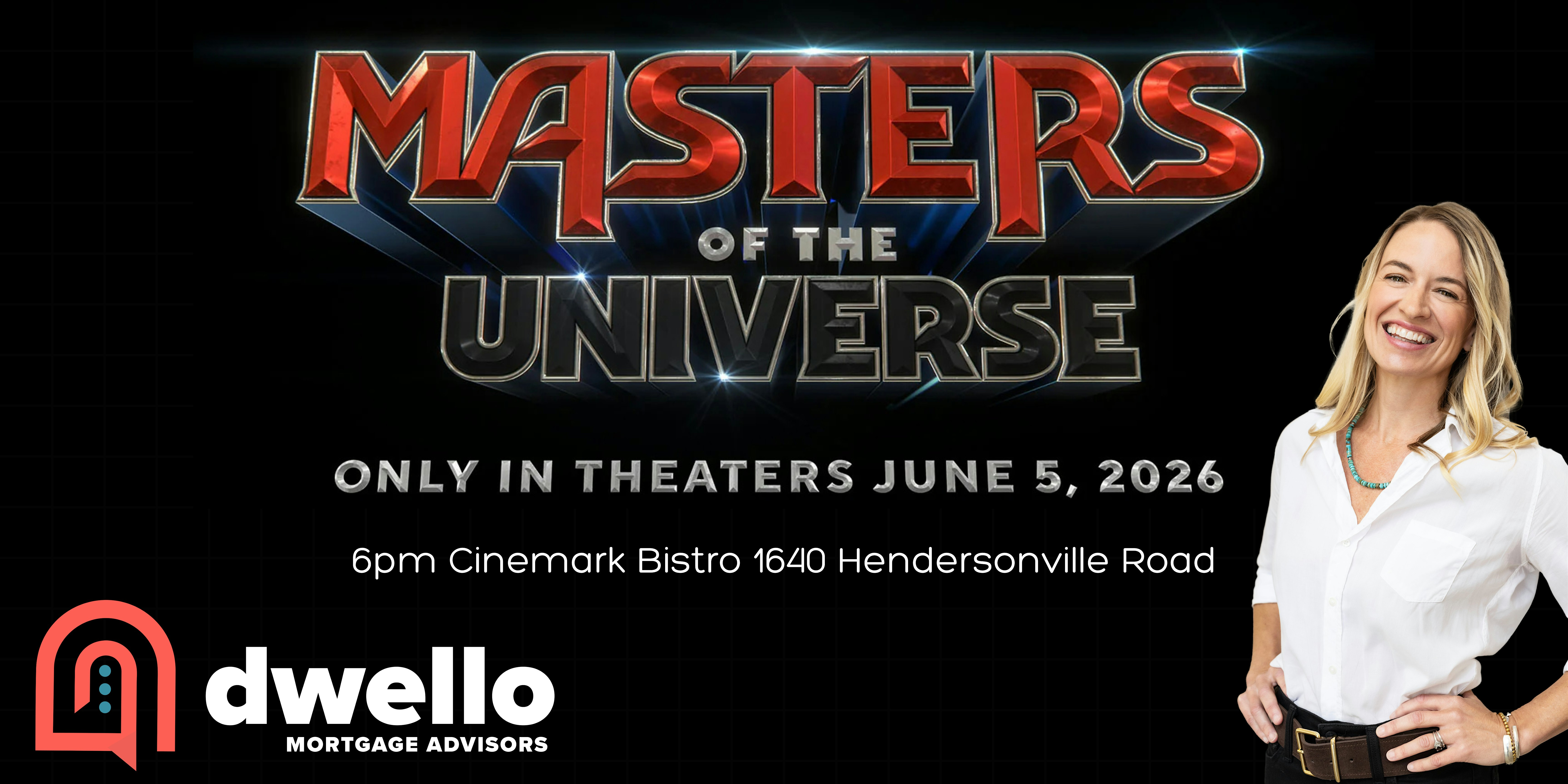 You are Invited: Masters of the Universe with Teela! | Cinemark Bistro at The Carolina Asheville