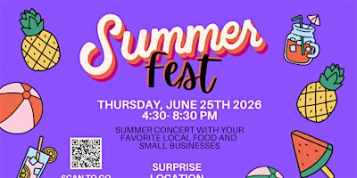 Summer Fest | SURPRISE LOCATION