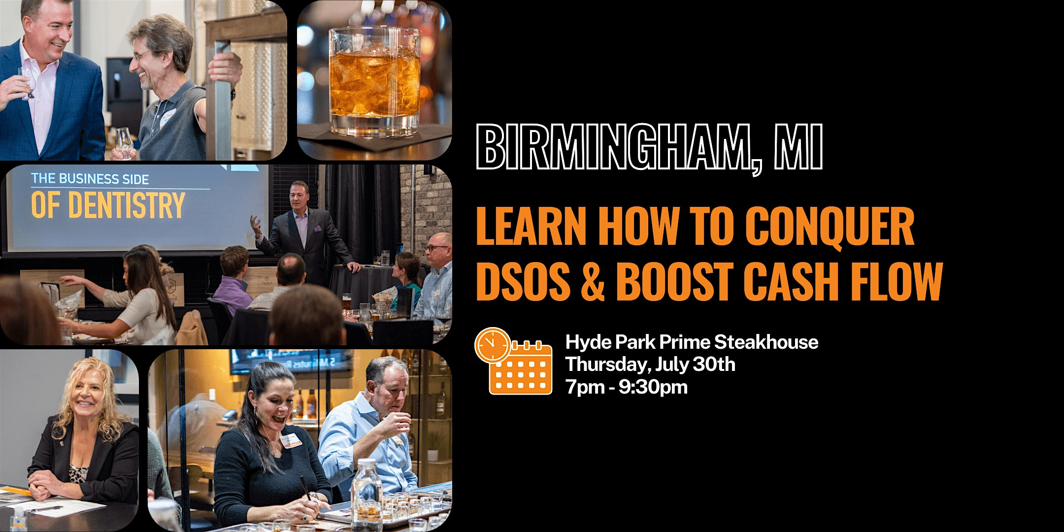 Learn How to Conquer DSOs & Boost Cash Flow - Birmingham, MI | Hyde Park Prime Steakhouse