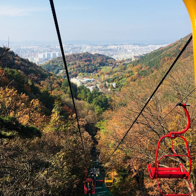 무등산에서 리프트&모노레일 즐기기