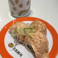 Entertaining Sushi that comes on ‘train’
