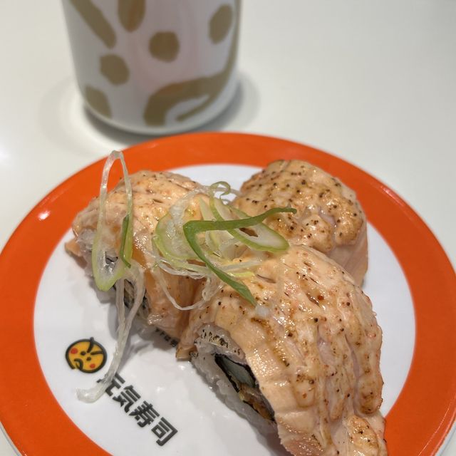 Entertaining Sushi that comes on ‘train’