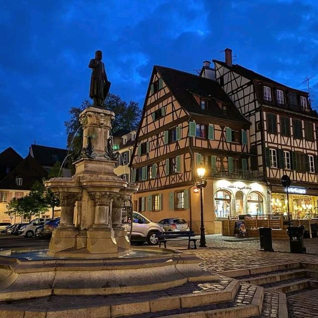 Colmar, medieval cobblestone streets town