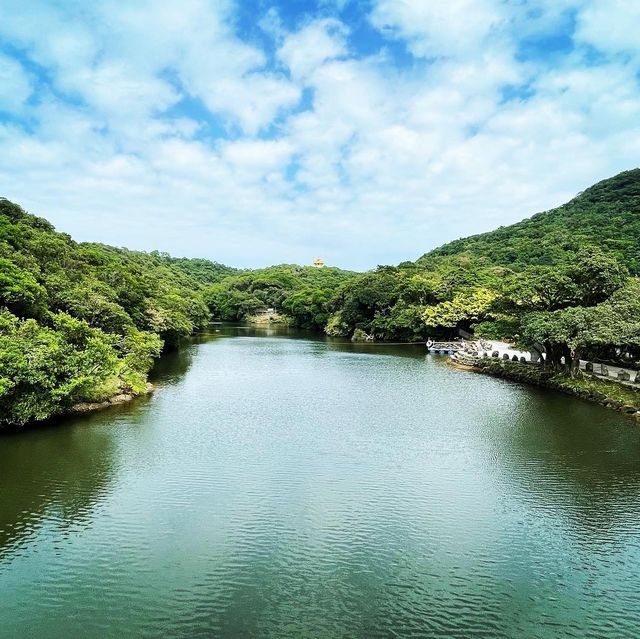 基隆之美-情人湖公園、環湖步道和美麗的吊橋！