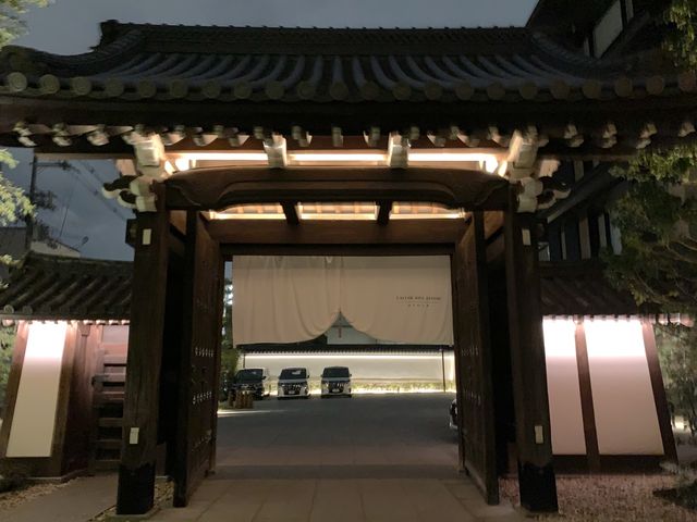 京都　ラグジュアリーホテル　HOTEL THE MITSUI  KYOTOのライトアップが凄すぎた❗️