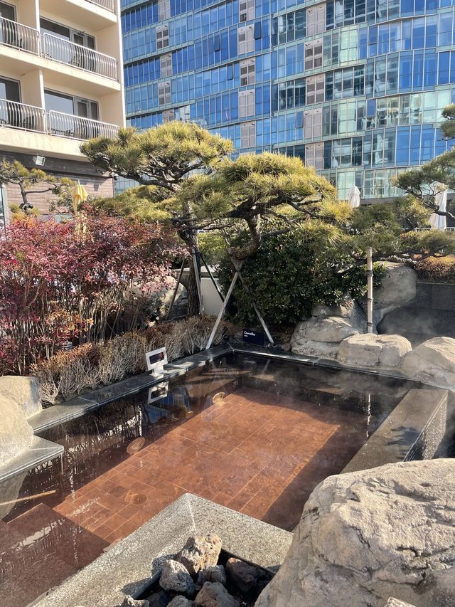 야외 온천이 일품인 해운대뷰 호텔 🌊파라다이스 