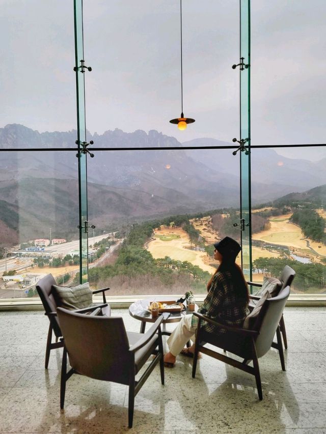 ⛰️울산바위를 눈앞에서! 고성카페 소노펠리체델피노 더엠브로시아💚