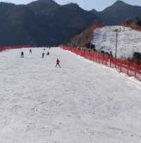 Skiing at Beijing Huaibei Ski Resort 
