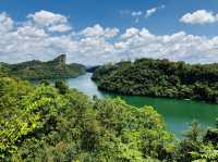 An amazing view of the river in Zhenshan Cun 