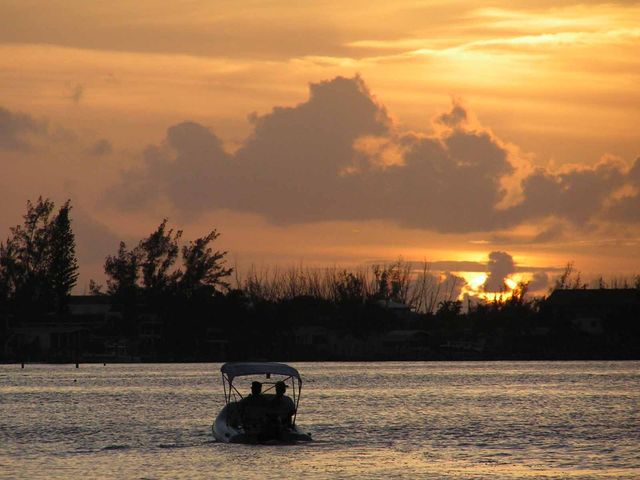 Island sunset.