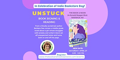 Unstuck: Book Signing & Reading | The Book & Nook