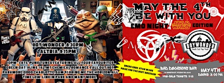May the 4th Be With You: Emo Night Star Wars Edition | Bad Decisions Bar