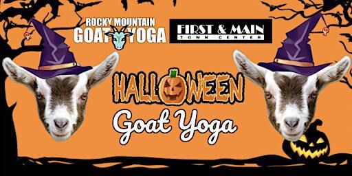 Halloween Goat Yoga - October 13th (First & Main) | First & Main Town Center