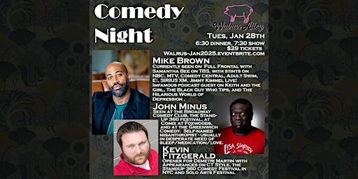 January Comedy Night at Walrus Alley | Walrus Alley Restaurant