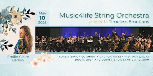 Music4life String Orchestra presents Timeless Emotions | Forest Brook Community Church