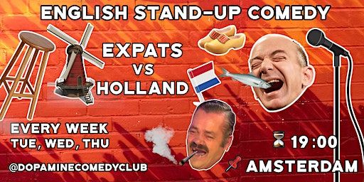 Expats vs Holland: English Stand-up Comedy Amsterdam | Café De Plakhoek