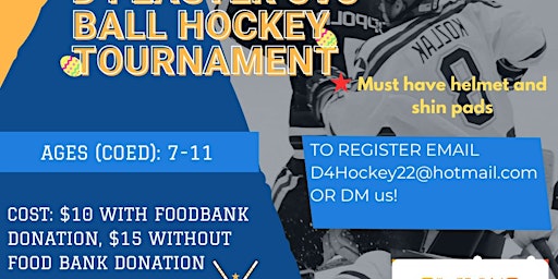 D4 EASTER 3V3 BALL HOCKEY TOURNAMENT | St. Francis Xavier Sports Centre