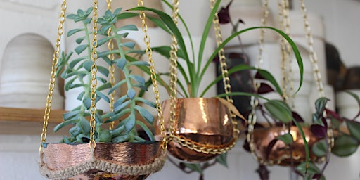 Create Your Own Copper Hanging Planter - 2 Day Course | Yorkshire Artspace, Persistence Works