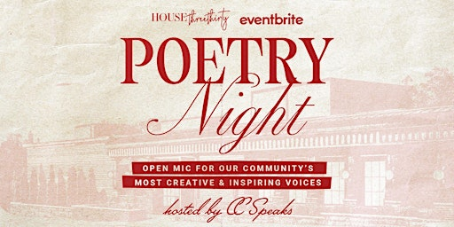House Three Thirty's Poetry Night hosted by CC Speaks | House Three Thirty