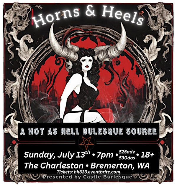 “Horns and Heels” -a hot as hell burlesque soirée! | The Charleston