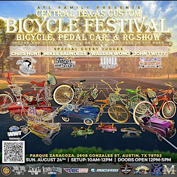 CENTRAL TEXAS Custom Bicycle Festival | Parque Zaragoza Neighborhood Park