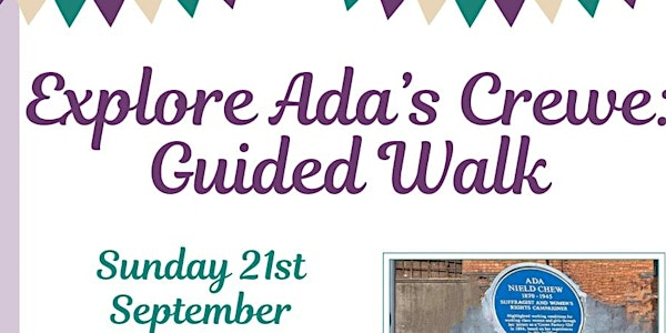 Adas Crewe A Guided Walk | Crewe Heritage Centre
