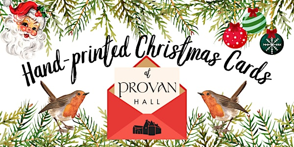 Christmas Card Lino Printing at Provan Hall | Provan Hall