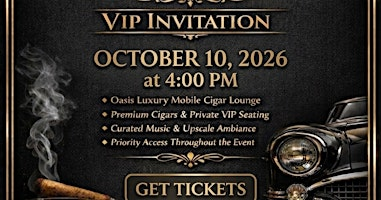 Oasis R.U.E. Experience | 2nd ANNIVERSARY SMOKE & CHROME EVENT| VIP EVENT | 500 Riverfront Dr