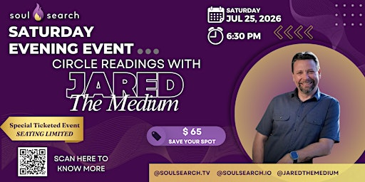Circle Readings with JARED THE MEDIUM -SoulSearch Mt. Shasta Expo | Mount Shasta City Park
