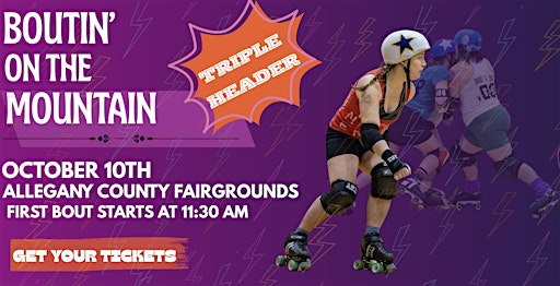 Iron Mountain Roller Derby Presents: Boutin’ On the Mountain | Allegany County Fairgrounds