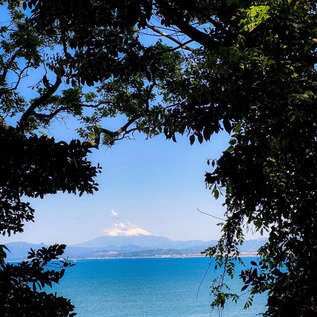 【江ノ島】絶景✨江ノ島からみる富士山