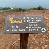 shek o peak hike in Hongkong