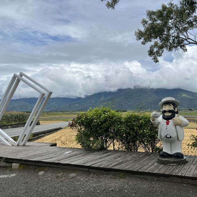 台東伯朗大道｜一望無際的稻田景色，超級遼闊