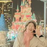 크리스마스 롯데월드 매직캐슬 무료로 볼 수 있는 석촌호수 위치 꿀팁 🎄