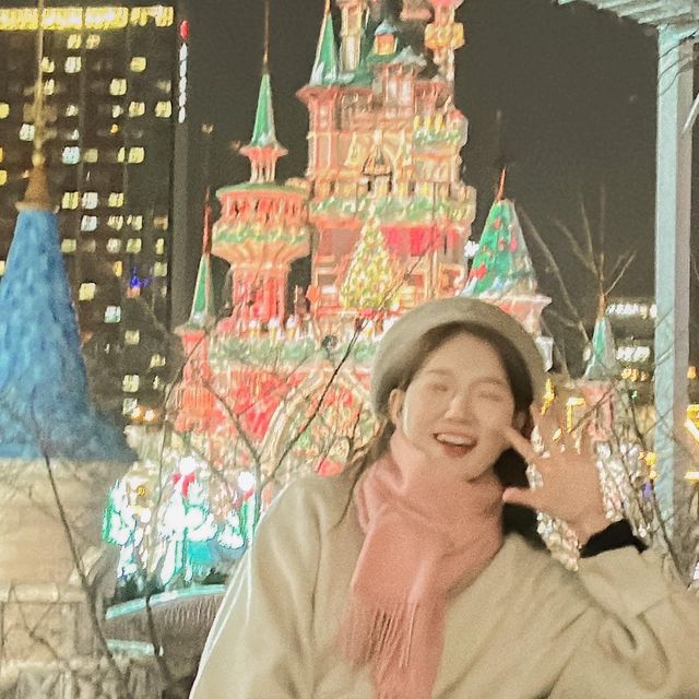 크리스마스 롯데월드 매직캐슬 무료로 볼 수 있는 석촌호수 위치 꿀팁 🎄