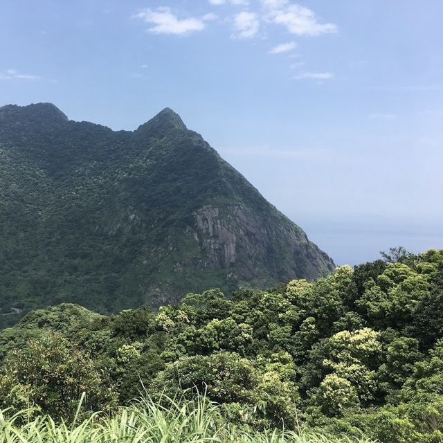 新北瑞芳報時山步道-愜意遠眺陰陽海的步道