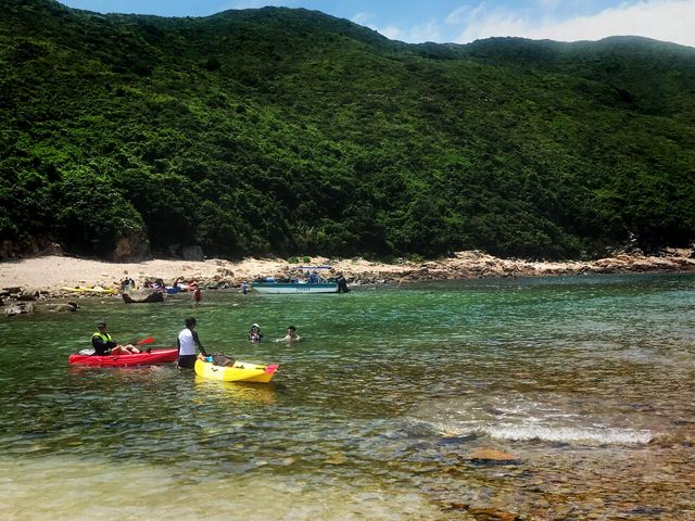 💙置身汪洋前往綠蛋島💚🚣🏻‍♀️🚣🏻‍♀️ 