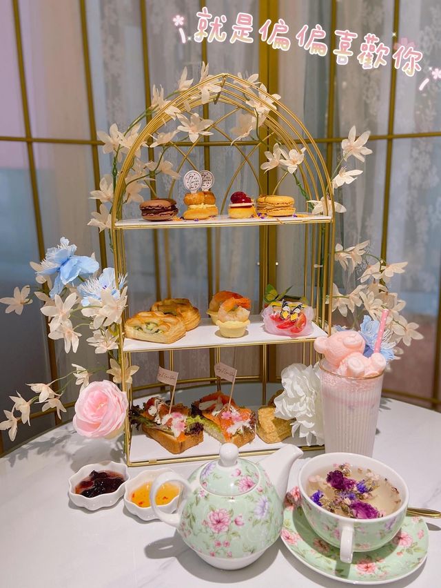 【銅鑼灣🌸粉紅系森林餐廳🌸｜浪漫英式下午茶🌹💕】