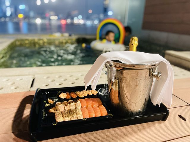 私人海景 jacuzzi, 玩水放題！