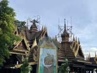 ฝึกจิตนั่งสมาธิที่วัดสังฆทานกันค่ะ