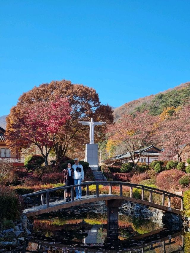 가을의 연못을 담아요
