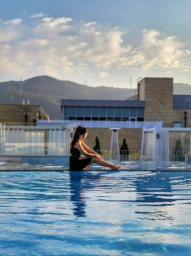 진짜 따뜻한 온수풀이 기분좋은, 스위트남원 가든풀🏊‍♀️