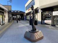 寅さんを懐かしむ『柴又駅』周辺の景色。