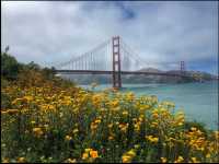 The Golden Gate Bridge. 