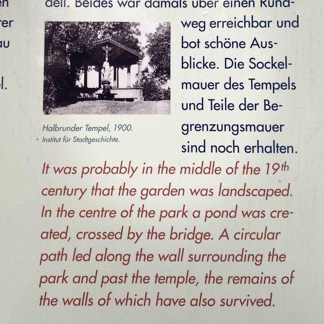 Bernus Park and its History 